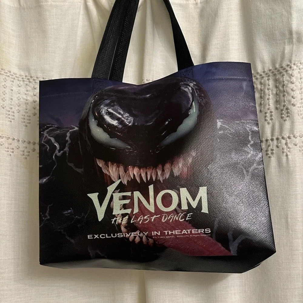 Marvel Venom Last Dance Black Graphic Tote Bag